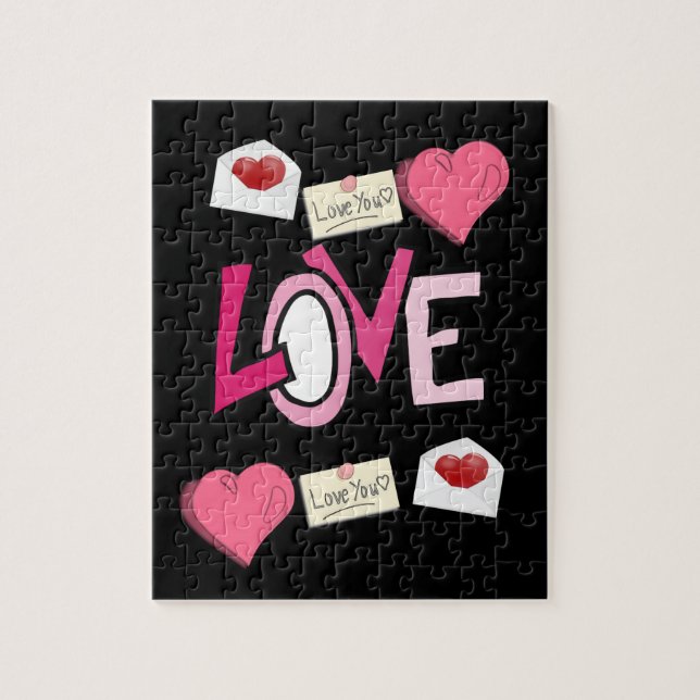 Valentinstag Jigsaw Puzzle (Vertikal)