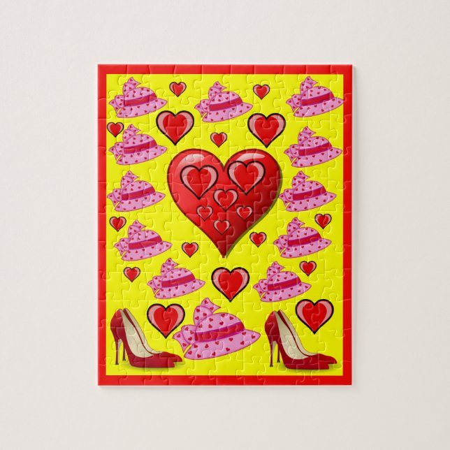Valentinstag Jigsaw Puzzle (Vertikal)