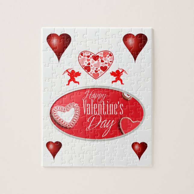 Valentinstag Jigsaw Puzzle (Vertikal)