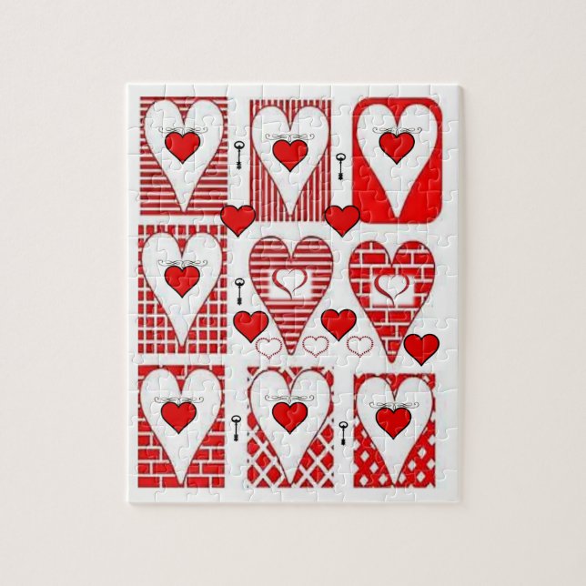 Valentinstag Jigsaw Puzzle (Vertikal)