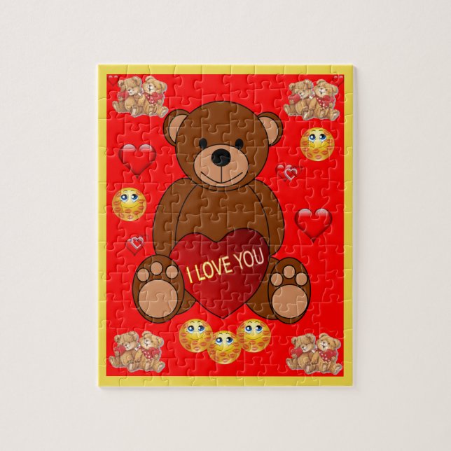 Valentinstag Jigsaw Puzzle (Vertikal)