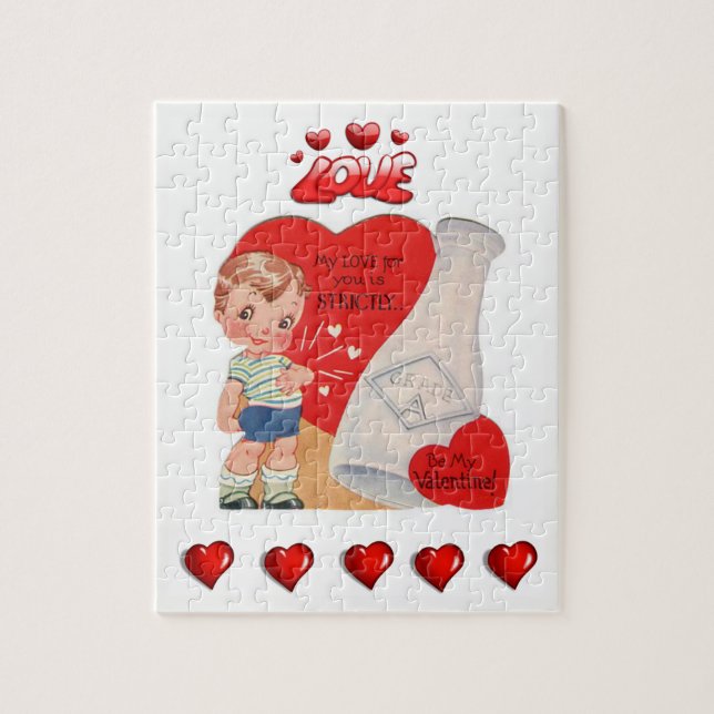Valentinstag Jigsaw Puzzle (Vertikal)