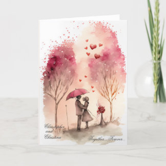 Valentinstag/ Jubiläum/ Liebe Card Dankeskarte