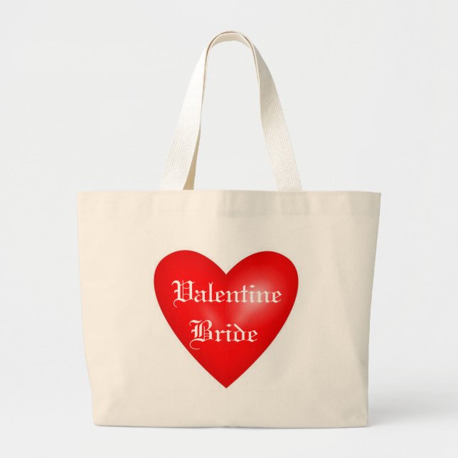 Valentinstag Jumbo Stoffbeutel (Vorne)