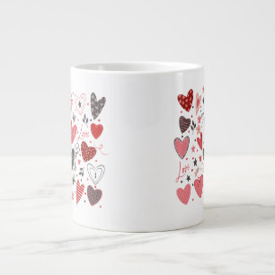 Valentinstag Jumbo-Tasse