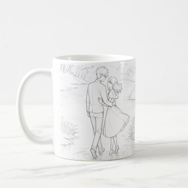 Valentinstag Kaffeetasse (Links)
