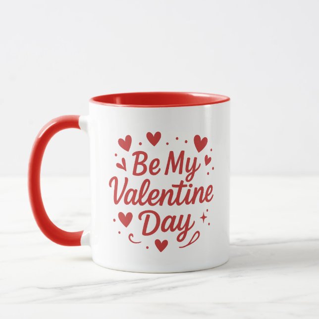 Valentinstag-Kaffeetasse Tasse (Links)