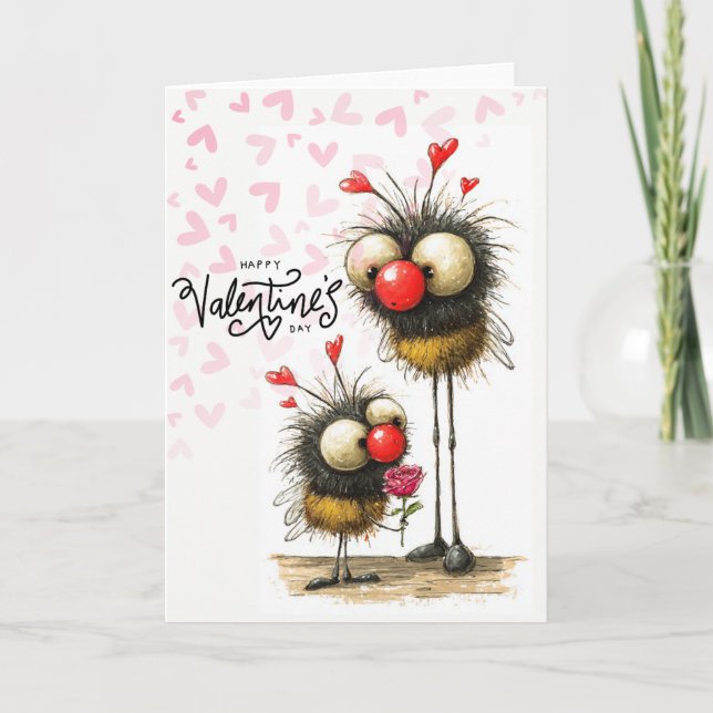 Valentinstag Karte (Vorderseite)