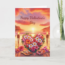 Valentinstag-Karte Dankeskarte