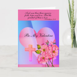 Valentinstag-Karte Dankeskarte