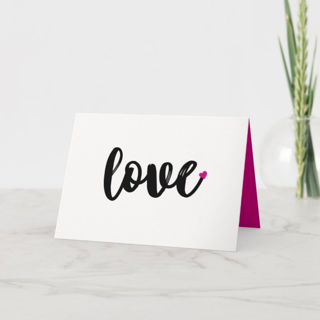 Valentinstag-Karte der Liebe, Jubiläumskarte Ankündigung (Vorderseite)