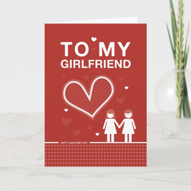 Valentinstag-Karte Feiertagskarte (Vorderseite)