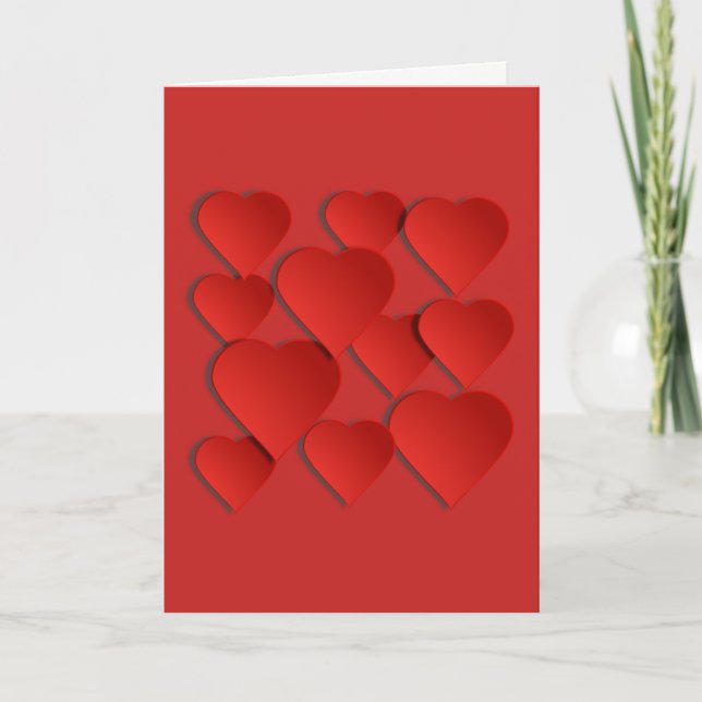 Valentinstag-Karte Feiertagskarte (Vorderseite)