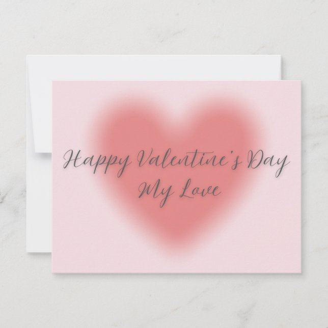 Valentinstag-Karte Feiertagskarte (Vorderseite)