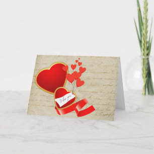 Valentinstag-Karte Feiertagskarte