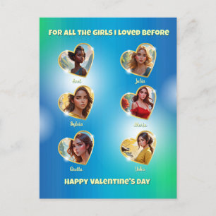 Valentinstag-Karte für Bachelorette Postkarte