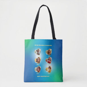 Valentinstag-Karte für Bachelorette Tasche