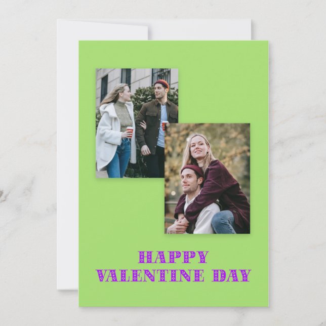 Valentinstag-Karte für ein Paar Foto (Vorderseite)