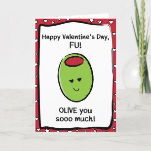 Valentinstag-Karte für Fu Karte