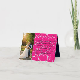 Valentinstag-Karte für mehrere Fotos Dankeskarte