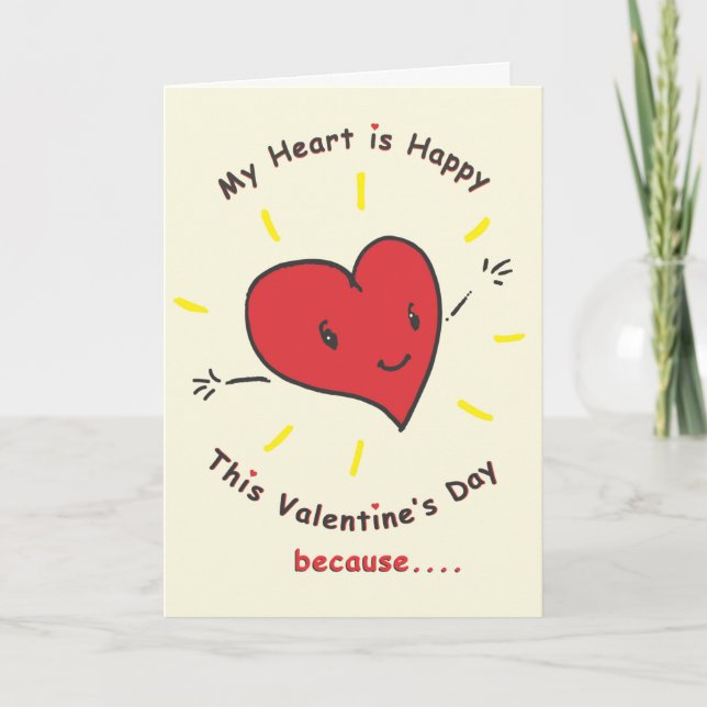Valentinstag-Karte für Onkel Feiertagskarte (Vorderseite)