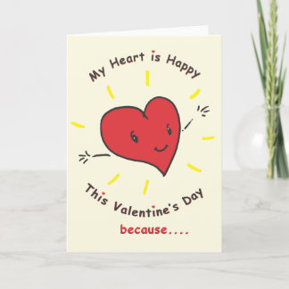 Valentinstag-Karte für Onkel Feiertagskarte