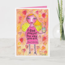 Valentinstag-Karte - Ich Liebe Sie Whimsical