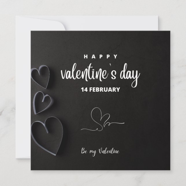 Valentinstag-Karte Karte (Vorderseite)