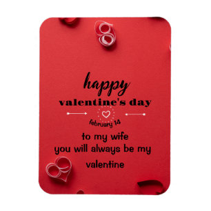 Valentinstag-Karte Magnet