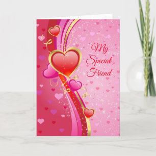 Valentinstag-Karte - Mein besonderer Freund Feiertagskarte