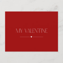 Valentinstag-Karte "Mein Valentin" Postkarte