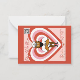 Valentinstag-Karte Nr. 5 Mitteilungskarte