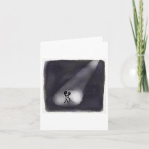 Valentinstag-Karte - romantisches Tanzen