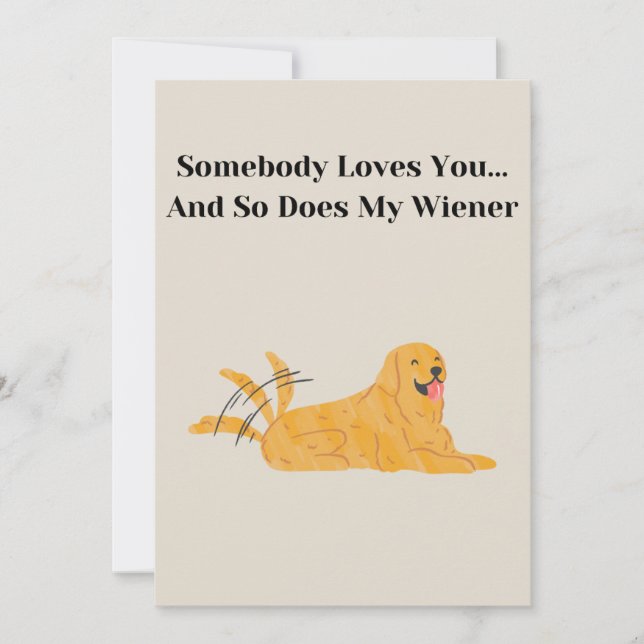 Valentinstag Karten von Hunden Mama Card (Vorderseite)