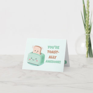 Valentinstag Kawaii Phantastisch Toast Card