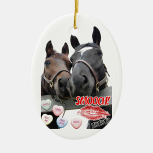 Valentinstag Keramik Ornament