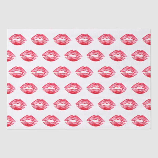 VALENTINSTAG KISS SEIDENPAPIER (Vorderseite)