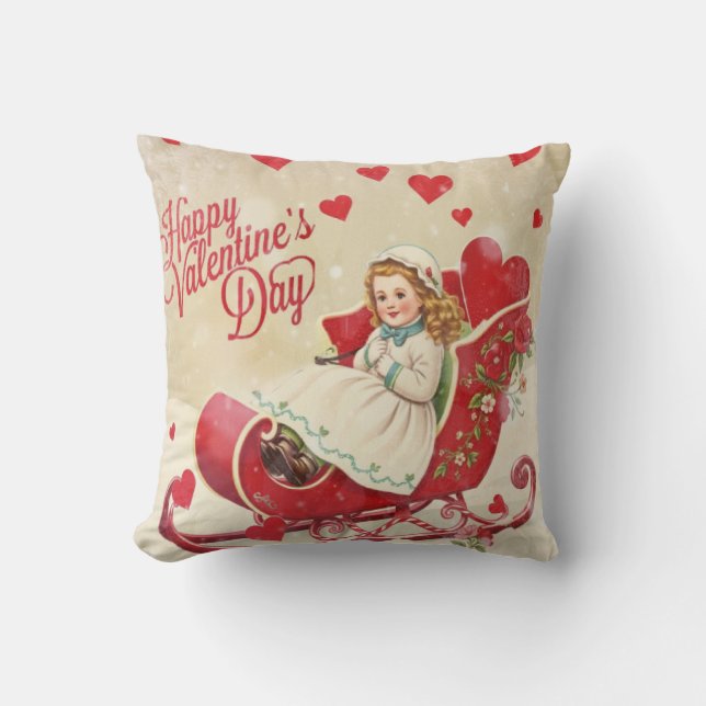 Valentinstag Kissen (Vorderseite)