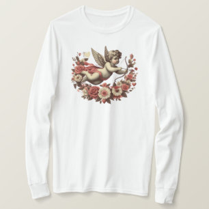 Valentinstag-Klassiker/ Vintage-Cupid T-Shirt