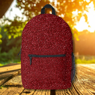 Valentinstag Klassisches Trendiges Rot Glitter Bedruckter Rucksack