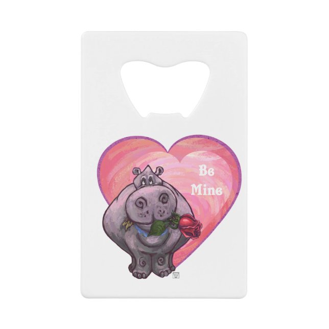 Valentinstag Kreditkarten Flaschenöffner (Vorderseite)