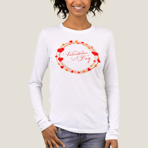 Valentinstag-Kreisdesign-25695 Tri-Blend Shirt