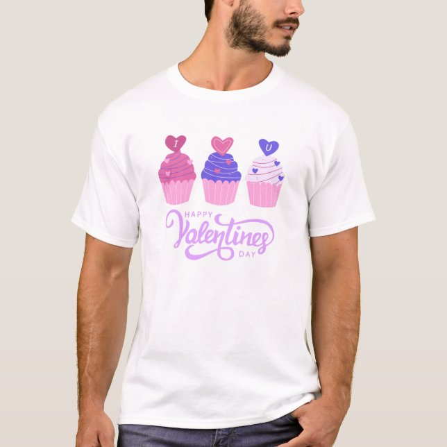 Valentinstag-Kuchen | Valentinstag T-Shirt (Vorderseite)