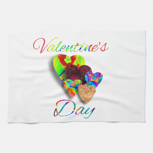 Valentinstag Küchentuch (Horizontal)