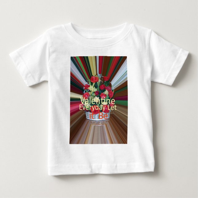 Valentinstag Kunst Print Baby T-shirt (Vorderseite)