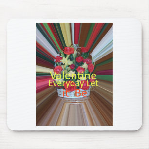 Valentinstag Kunst Print Mousepad