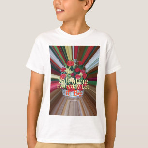 Valentinstag Kunst Print T-Shirt