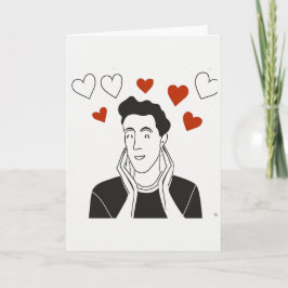 Valentinstag Kunstkarte Feiertagskarte