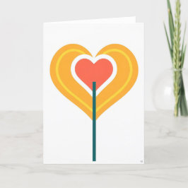 Valentinstag Kunstkarte Feiertagskarte