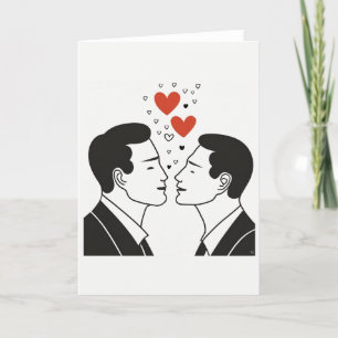 Valentinstag-Kunstkarte Feiertagskarte